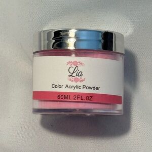 Lia Pink Colored Acrylic Powder #10- 60ml/ 2oz